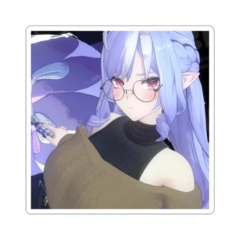 Vivian Glasses and Croptop — Kiss-Cut sticker