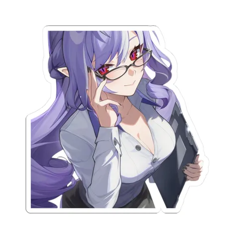 Vivian Glasses — Kiss-Cut sticker