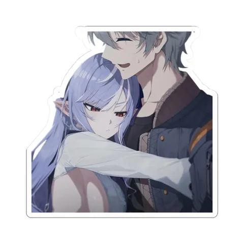 Vivian Hugging Wise — Kiss-Cut sticker