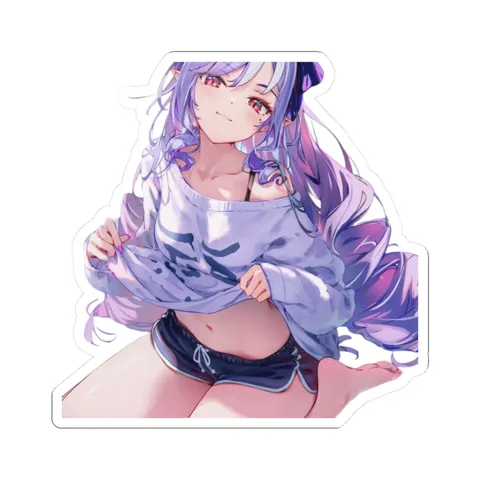 Vivian Lifting Up Clothes — Kiss-Cut sticker