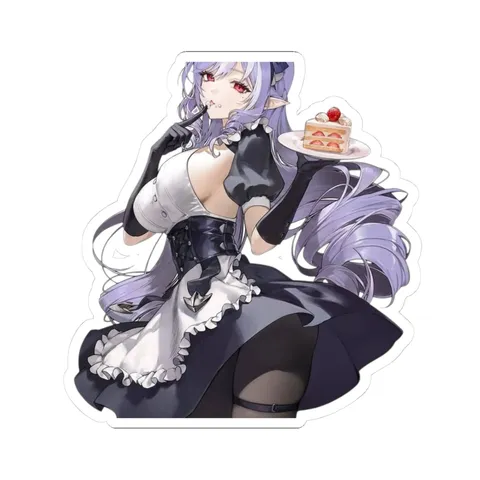 Vivian Serving Cake — Kiss-Cut sticker