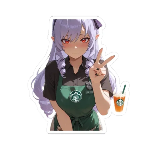 Vivian Starbucks — Kiss-Cut sticker
