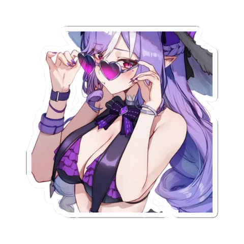 Vivian Summer Sunglasses — Kiss-Cut sticker