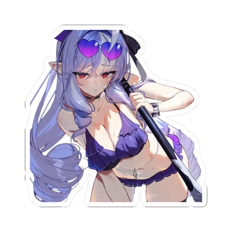 Vivian Beach Outfit — Kiss-Cut sticker