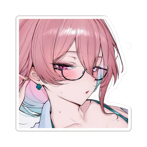 Yanagi Side Stare — Kiss-Cut sticker