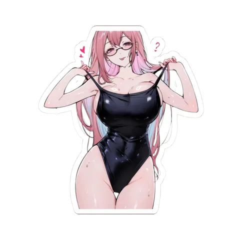 Yanagi Swimsuit — Kiss-Cut sticker