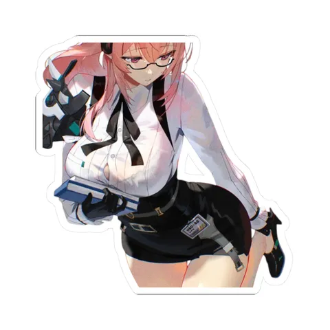 Yanagi Taking Off Heals — Kiss-Cut sticker