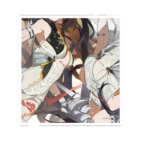 Ye Shunguang and Zhao Traditional Qipao — Kiss-Cut sticker