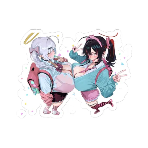 Yixuan and Nangong Yu Pressed Together — Kiss-Cut sticker