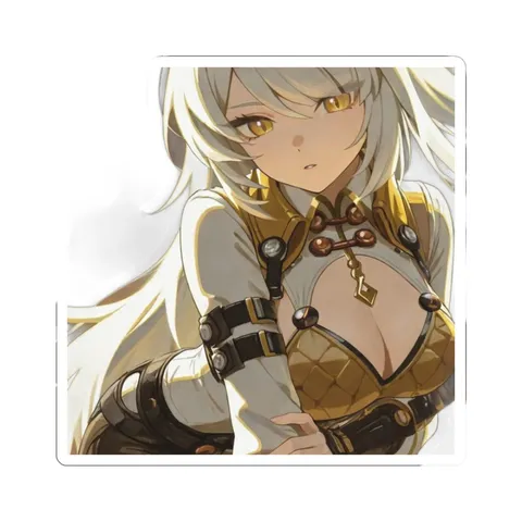 Yixuan Silver Hair — Kiss-Cut sticker