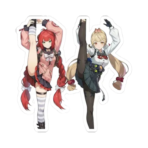 Yuzuha and Alice — Kiss-Cut sticker