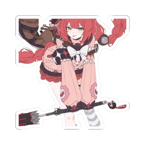 Yuzuha Bends Over — Sticker sticker