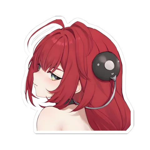Yuzuha Catches You Looking — Sticker sticker