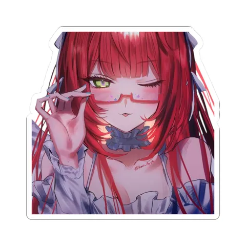 Yuzuha Glasses — Sticker sticker