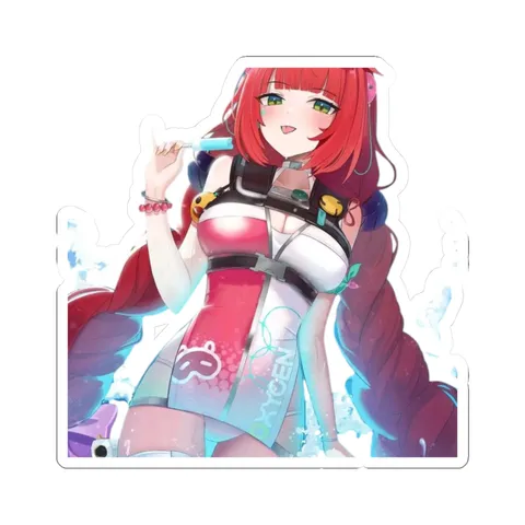 Yuzuha Licking Icepop — Sticker sticker