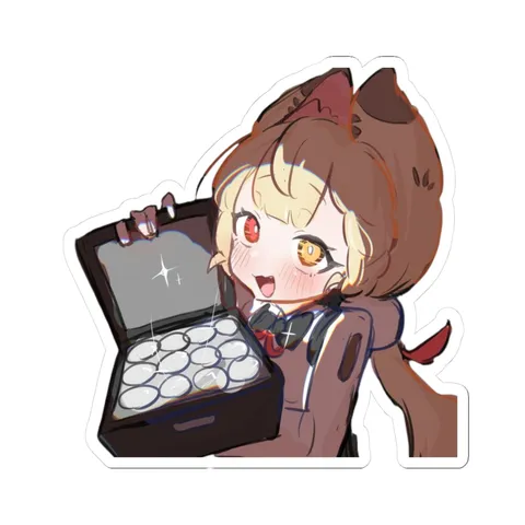 Alice Finds Dennies — Kiss-Cut sticker