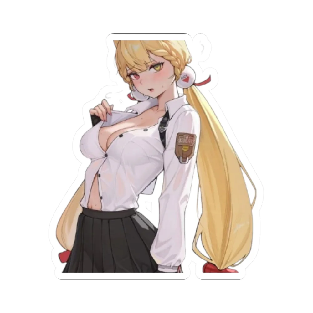 Alice Unbuttons Shirt