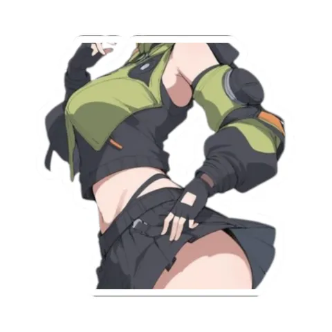 Anby Side View — Sticker sticker