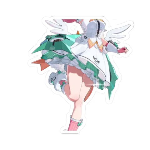 Aria Pose — Kiss-Cut sticker