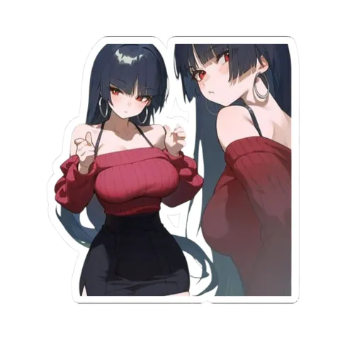 Astra Yao Coffee Date — Kiss-Cut sticker