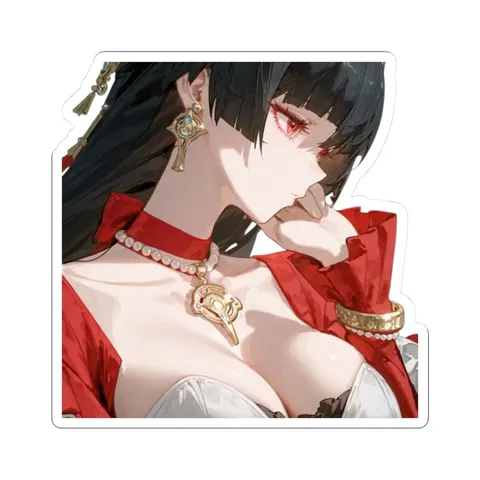 Astra Yao In Thought — Kiss-Cut sticker