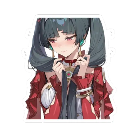 Astra Yao Pigtails — Kiss-Cut sticker