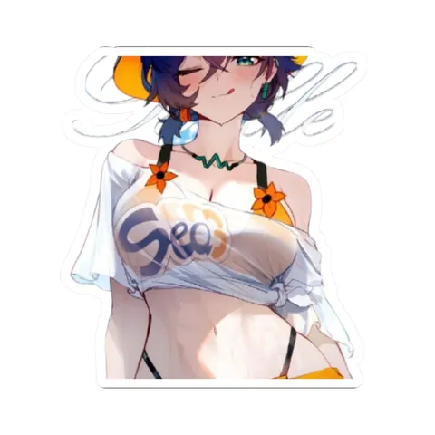 Belle In Summer — Kiss-Cut sticker