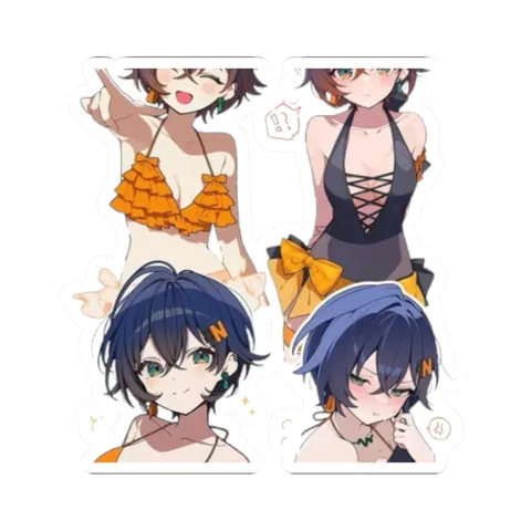 Belle Swimsuits — Kiss-Cut sticker