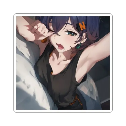 Belle Waking Up — Kiss-Cut sticker