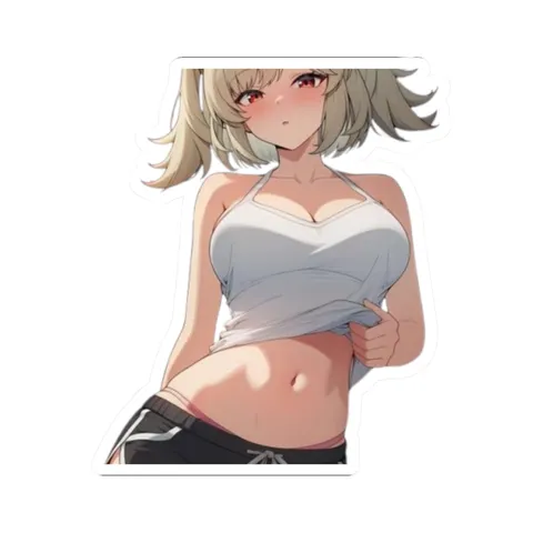 Burnice Summer Outfit — Kiss-Cut sticker