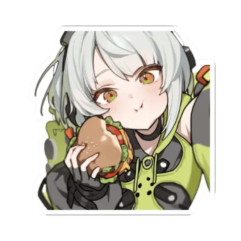 Cute Burger Anby — Sticker sticker