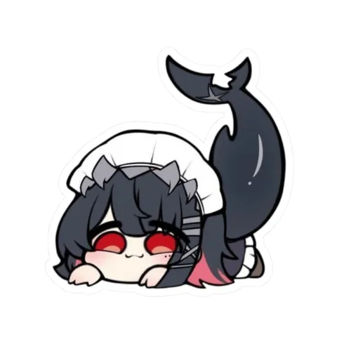 Ellen Joe Lying Down — Kiss-Cut sticker