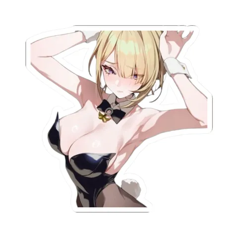 Evelyn Bunny Suit — Sticker sticker