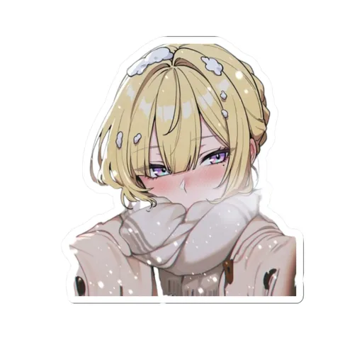 Evelyn In Snow — Sticker sticker