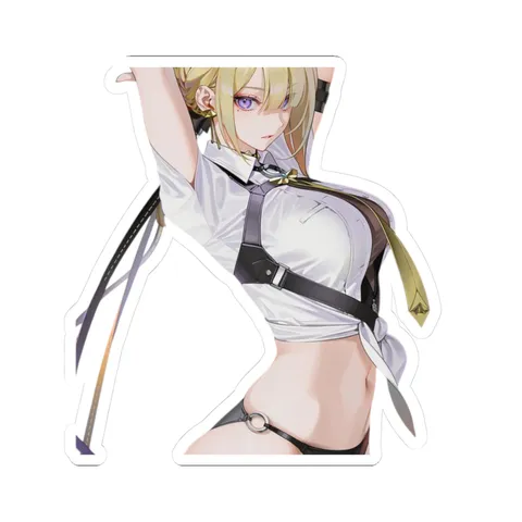 Evelyn Stretching — Sticker sticker