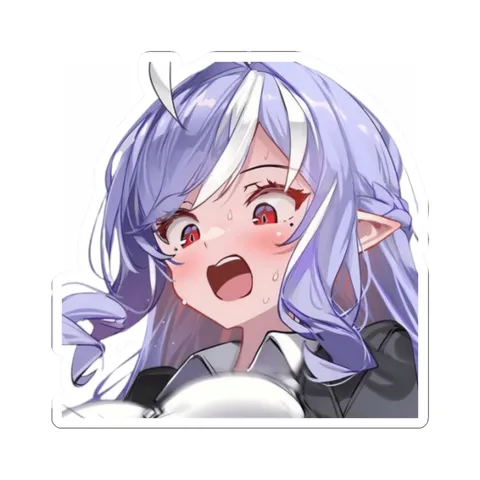 Flustered Vivian — Kiss-Cut sticker
