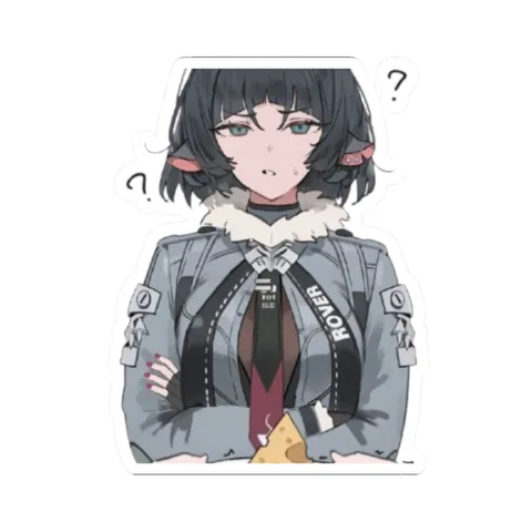 Handing Giving Jane Doe Cheese — Kiss-Cut sticker