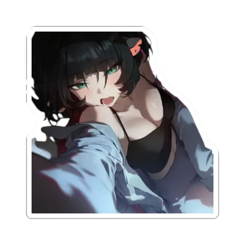Jane Doe In Bed — Kiss-Cut sticker