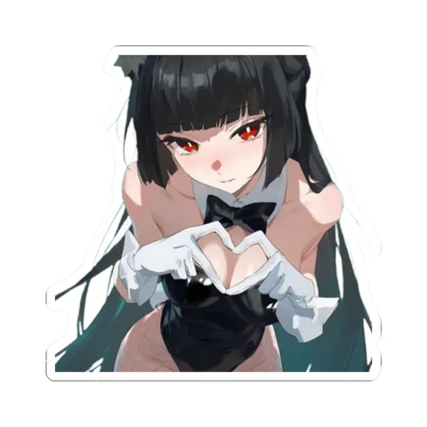 Miyabi Bunny Suit Heart — Sticker sticker