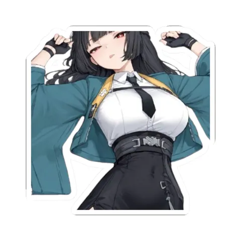 Miyabi Caught Sleeping — Sticker sticker