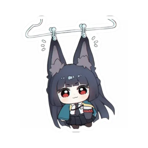 Miyabi Clothes Hanger — Sticker sticker