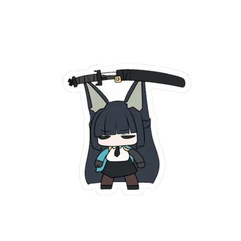 Miyabi Ears Sword — Sticker sticker
