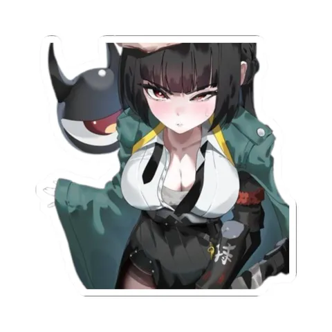 Miyabi Gets Petted — Sticker sticker