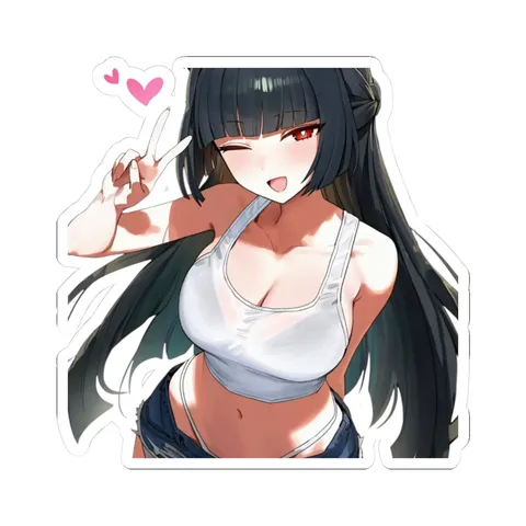 Miyabi Heart Wink — Sticker sticker