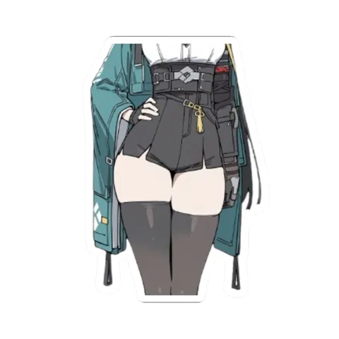Miyabi Standing Around — Sticker sticker