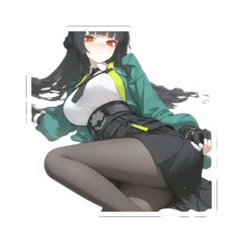 Miyabi Takes Off Shoes — Sticker sticker
