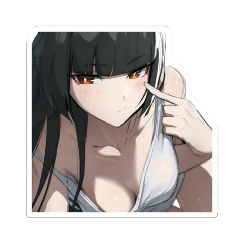 Miyabi White Tanktop — Sticker sticker