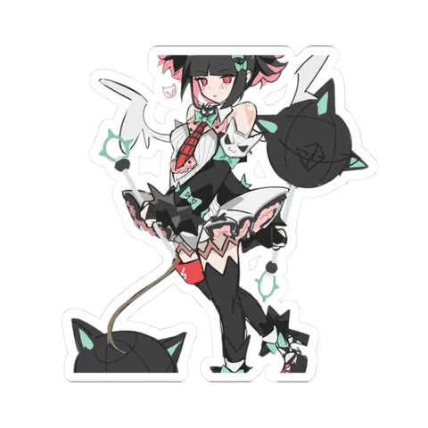 Nangong Yu Blushes — Kiss-Cut sticker