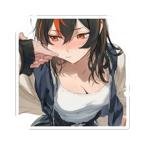 Pinching Zhu Yuan Cheeks — Sticker sticker