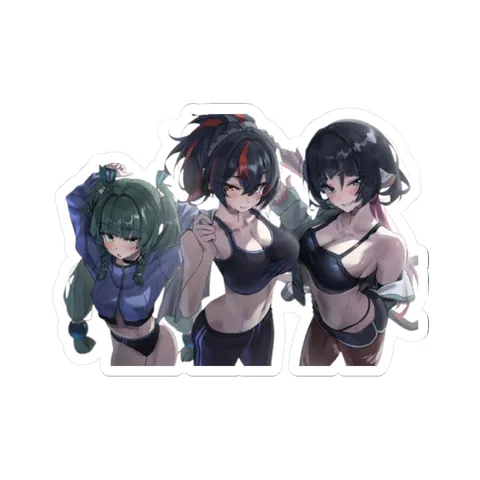 Qingyi Zhu Yuan and Jane Doe — Kiss-Cut sticker